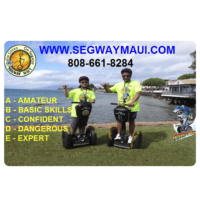 Segway Driver’s License – souvenir from Lahaina, Maui, Hawaii Blue