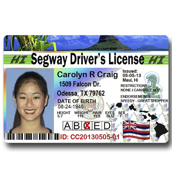 hawaii drivers license permit number