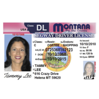 Segway Driver’s License – souvenir from Lahaina, Maui, Hawaii Red