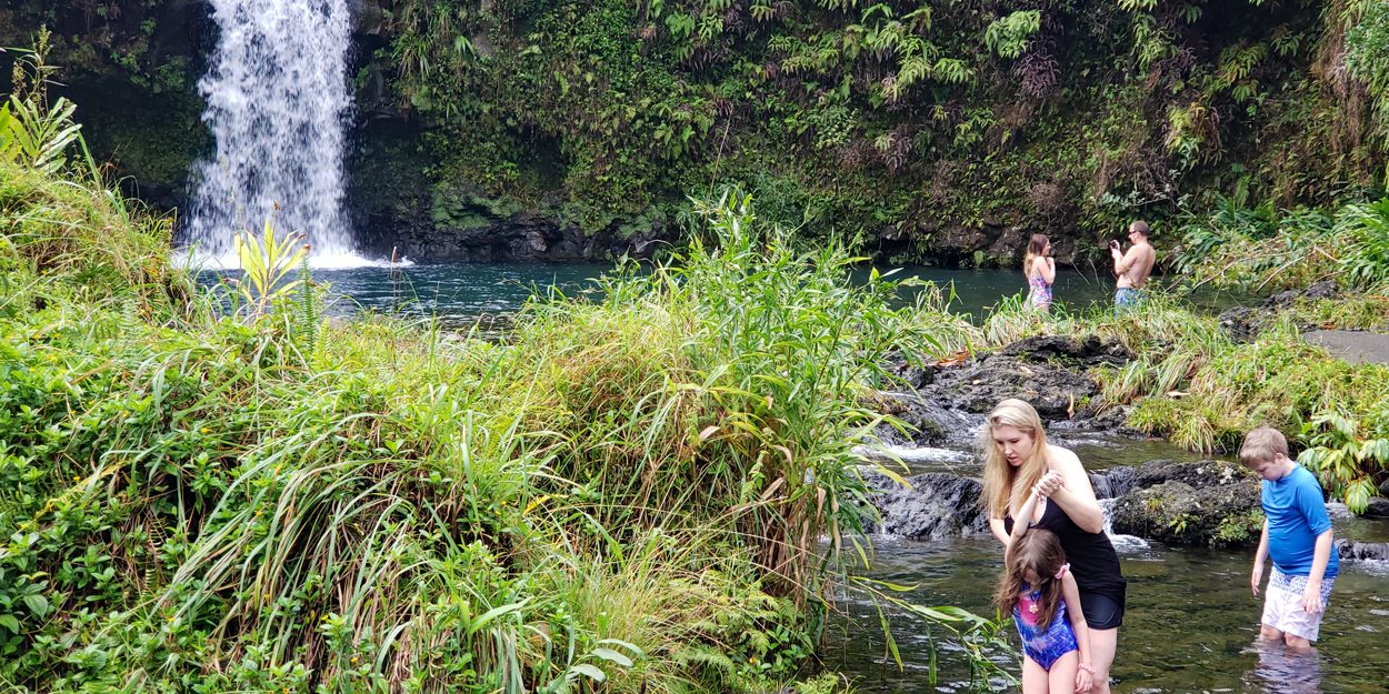 Road to Hana Waterfall